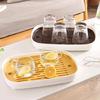 Dish Drying Rack Drain Tray Cutlery Organization Kitchen Home Accessories