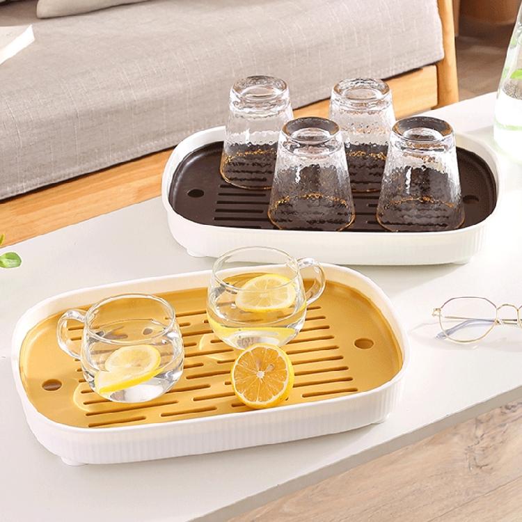 Dish Drying Rack Drain Tray Cutlery Organization Kitchen Home Accessories