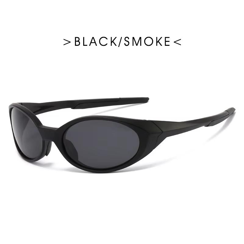 2026 Outdoor Sports Polarized Sunglasses Women Men Unisex Oval Glasses Reflective Mirrored Lens Color Patchwork Shades