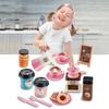 Pretend Play Toys Children's Play HouseToys Simulation Coffee Snack Afternoon Tea Set
