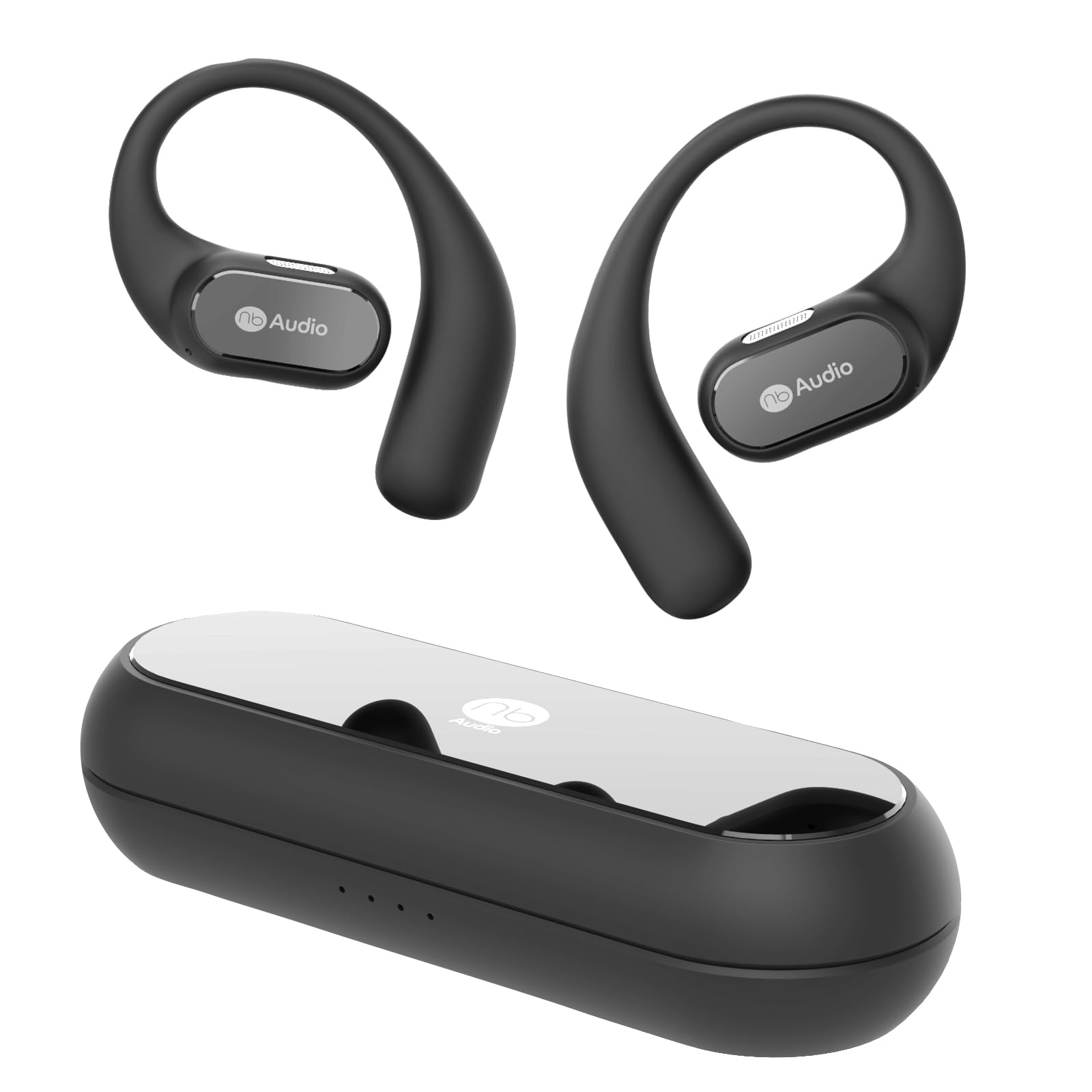 

[VGP 2025 Award Winner] (nb) Open÷ Open-Ear True Wireless Earbuds, Ear-Hook Design, Lightweight 7g, Low Latency Mode, Call Mic, IPX4 Waterproof,