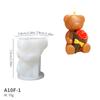 Cute Bear Scented Candle Rabbit Silicone Mold for Candles Home Decoration Silicone Mold for Resin Cartoon Bear