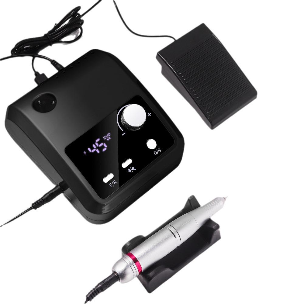 New 204 Portable Electric Nail Drill & Manicure Set with Dust Brush
