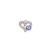 Rhinestone Devil Heart Eye Pendant for DIY Jewelry, Earrings, Necklace