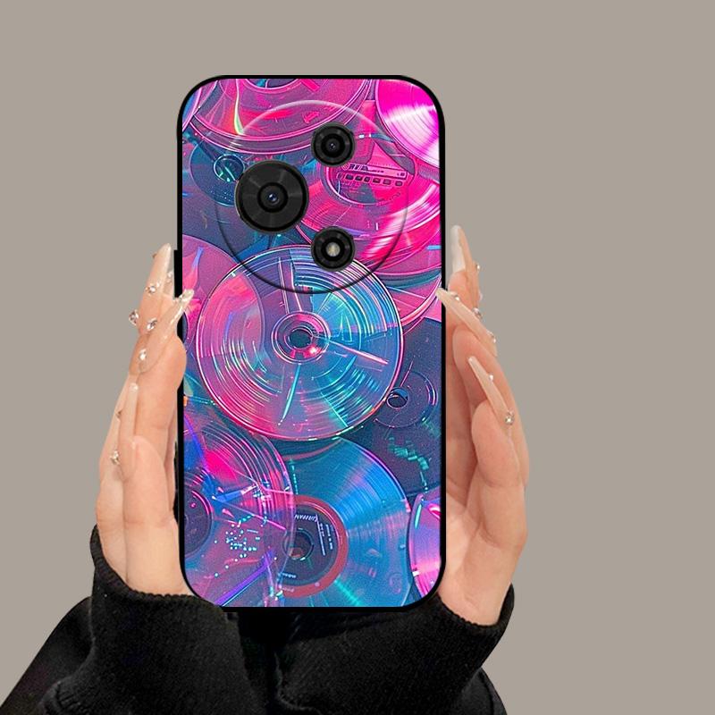 For TCL 605 T517D Case Cute Cartoon Painted Soft Silicone Cover for TCL 60 SE TCL605 60SE Luxury Shockproof Bumper Fundas Cases
