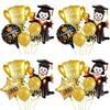Graduation Party Decorative Balloon Set Graduation Season Arrangement Male And Female Aluminum Film Balloon Graduation Celebration Set