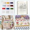 Complete Embroidery Book Sewing Books Set Includes Needle Thread Patterns And Step By Step Instructions