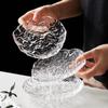 Irregular Crystal Glass Plate Salad Plates Fruit Dish Dim Sum Plate Sushi Plates Cake Pan Coaster Cup Saucer Dessert Bowl