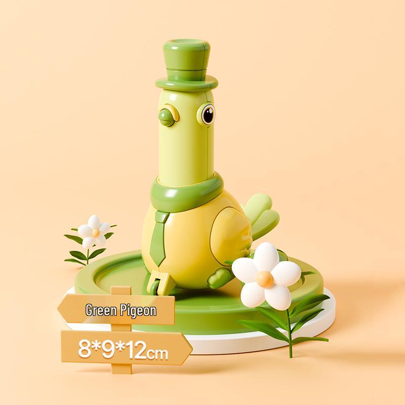 

Press & Swing Pigeon: Baby Crawling & Head Lifting Training Puzzle Toy - Birthday Gift