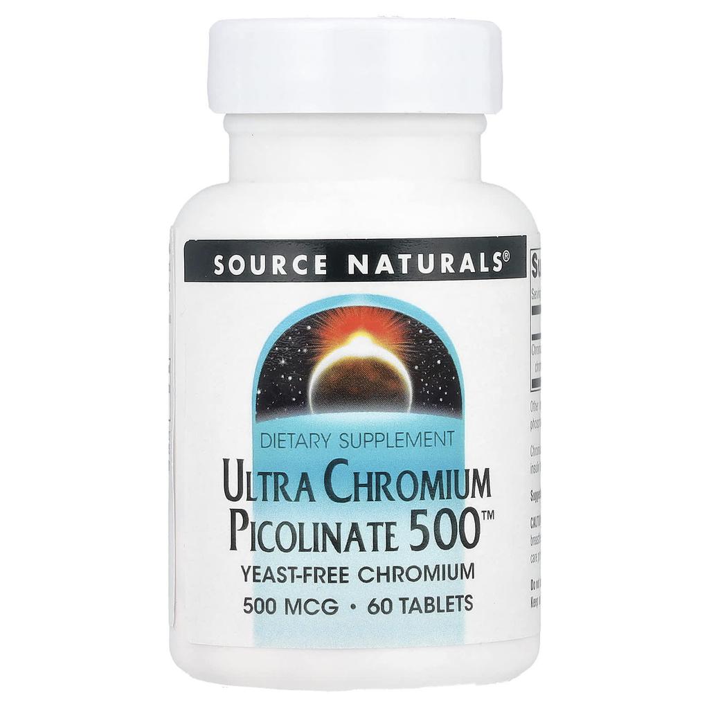 Ultra Chromium Picolinate 500™, 500Mcg, 60 Tablets