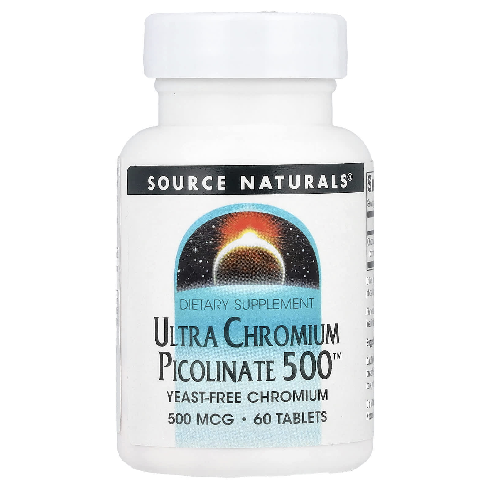 

Ultra Chromium Picolinate 500™, 500Mcg, 60 Tablets