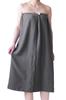 Tramparan Wrap Towel, Adult Size, 85cm Length, Colored Wrap Towel, Gauze, Quick-Drying, Thin, 100% Cotton, 85cm X 130cm (Charcoal)