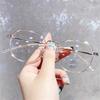 Myopia Glasses Women with Minus Degree Round Nearsighted Eyewear Diopter  -0.5 -0.75 -1.25 -1.5  -2.0 -2.5 -3.0 To -6.0
