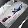 Blue Energy Soccer Player Large Mouse Pad Desk Mouse Pad Study Desk Mat Non-Slip Rubber Bottom Gaming Accessories Ideal Gift for Gamers