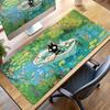 Cute Black Cat Mouse Pad Large Computer Office Game Table Mats XXL Rubber Non-slip Gaming Keyboard Accessories Extended Desk Rug