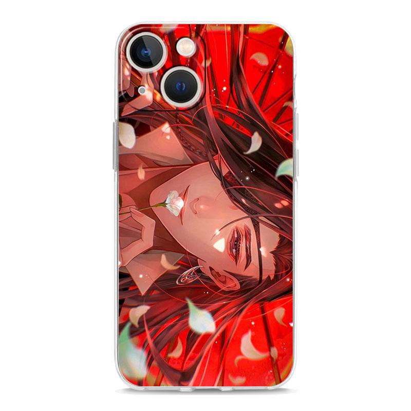 Heaven Official's Blessing Luxury Transparent Phone Case For iPhone 15 16 14 13 12 mini 11 Pro Max XS X XR 7 8 Plus Clear Cover