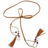 Chinese Style Knot Decorated Waistband Braided Belt Waist Chain Tassles Belts Waist Rope