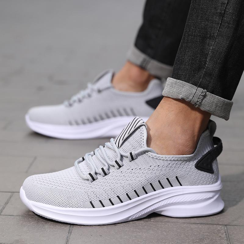 Casual sneakers Men's tennis men's breathable comfort ultralight walking loafers Spring and Autumn flat walking fitness men's sh