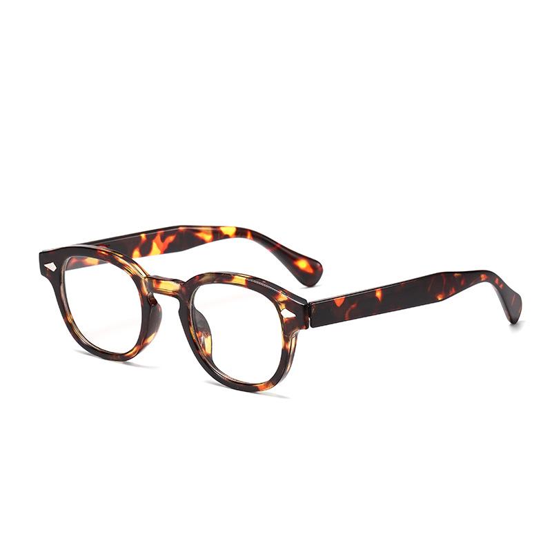 2025 Korean Style Black Oval Frame Sunglasses with High-end UV Protection