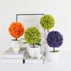 Sakura Snow Ball Tree Artificial Plants Potted Bonsai Plants Ornaments for Home Garden Decor Party Hotel Decor Simulated Plants