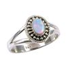 Natural Australian Opal Gemstone 925 Solid Sterling Silver Ring Size 6.5 i4m29
