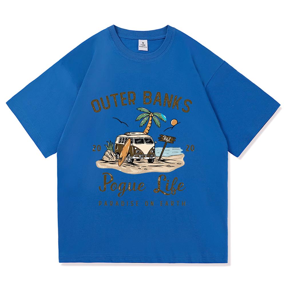 Moda verão retrô JJ Maybank camiseta masculina estética Pogue Life camiseta unissex alta qualidade hip hop vintage algodão camisetas