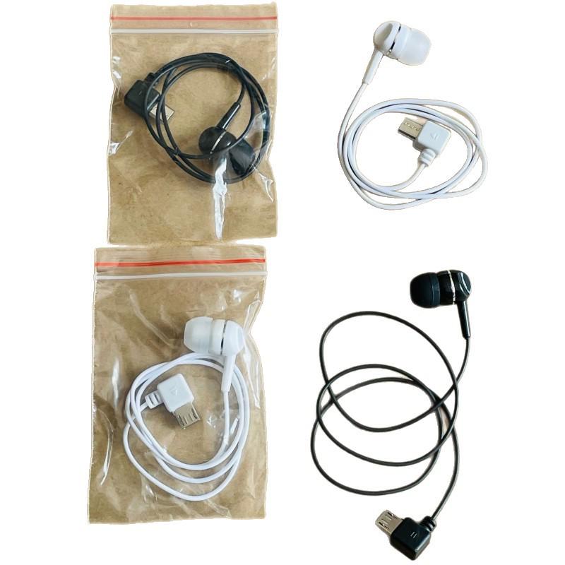 Universal In-Ear Bluetooth TYPE-C Ultra-Thin Single-Sided Earphone with Micro Android Interface