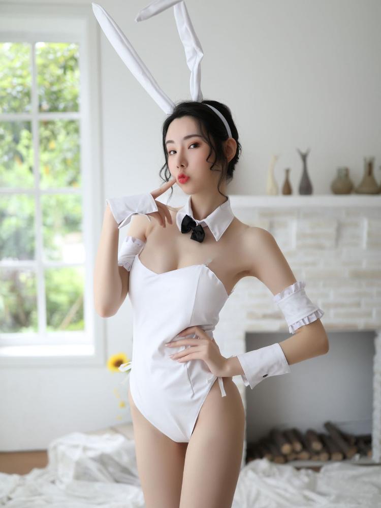 Naughty Maid Lolita Cosplay Cute Sexy Erotic Kawaii Outfit Club Costume Black White Women Uniform Dress Cute Bowknot Costumes