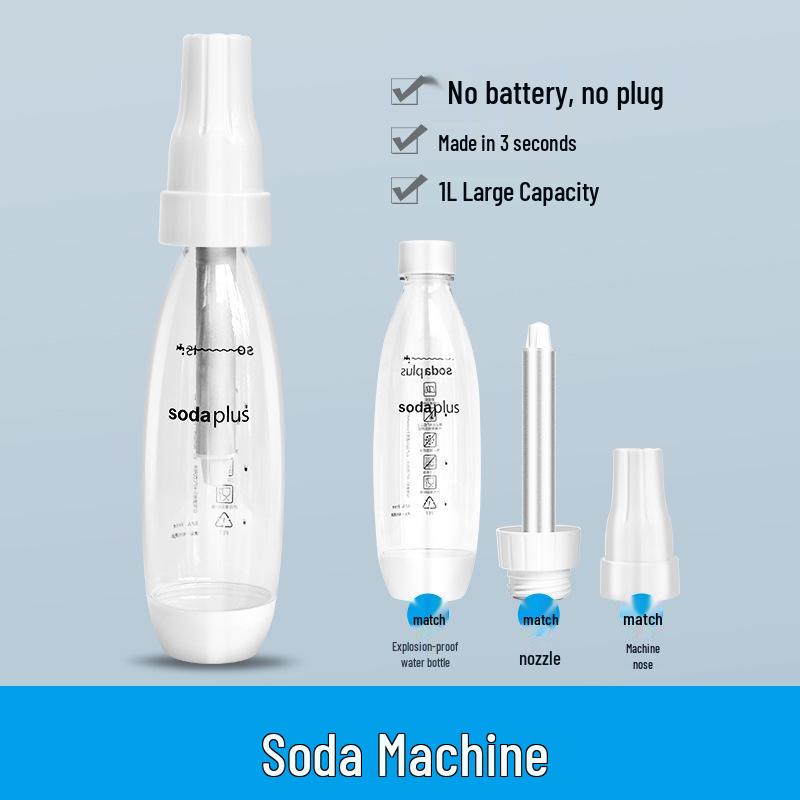 Portable Carbonated Beverage Maker for Home and Bubble Tea Shop
