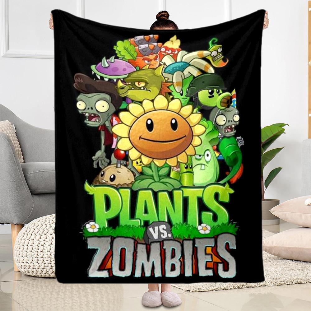 Plants vs. Zombies blankets Suitable for sofas, travel, living rooms also a good gift for friends and family Suitable for all seasons.