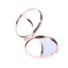 Cosmetic Mirror Metal Folding Keychain Makeup Mirror Mini Folding Mirror Keychain Round Heart Oval Square Shape Double Sided