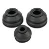 6x Turn To Rod Ball Head Dust Protection Rubber Cover Dust Cover Boot Set Black Ball Joint Boot Car Accessories