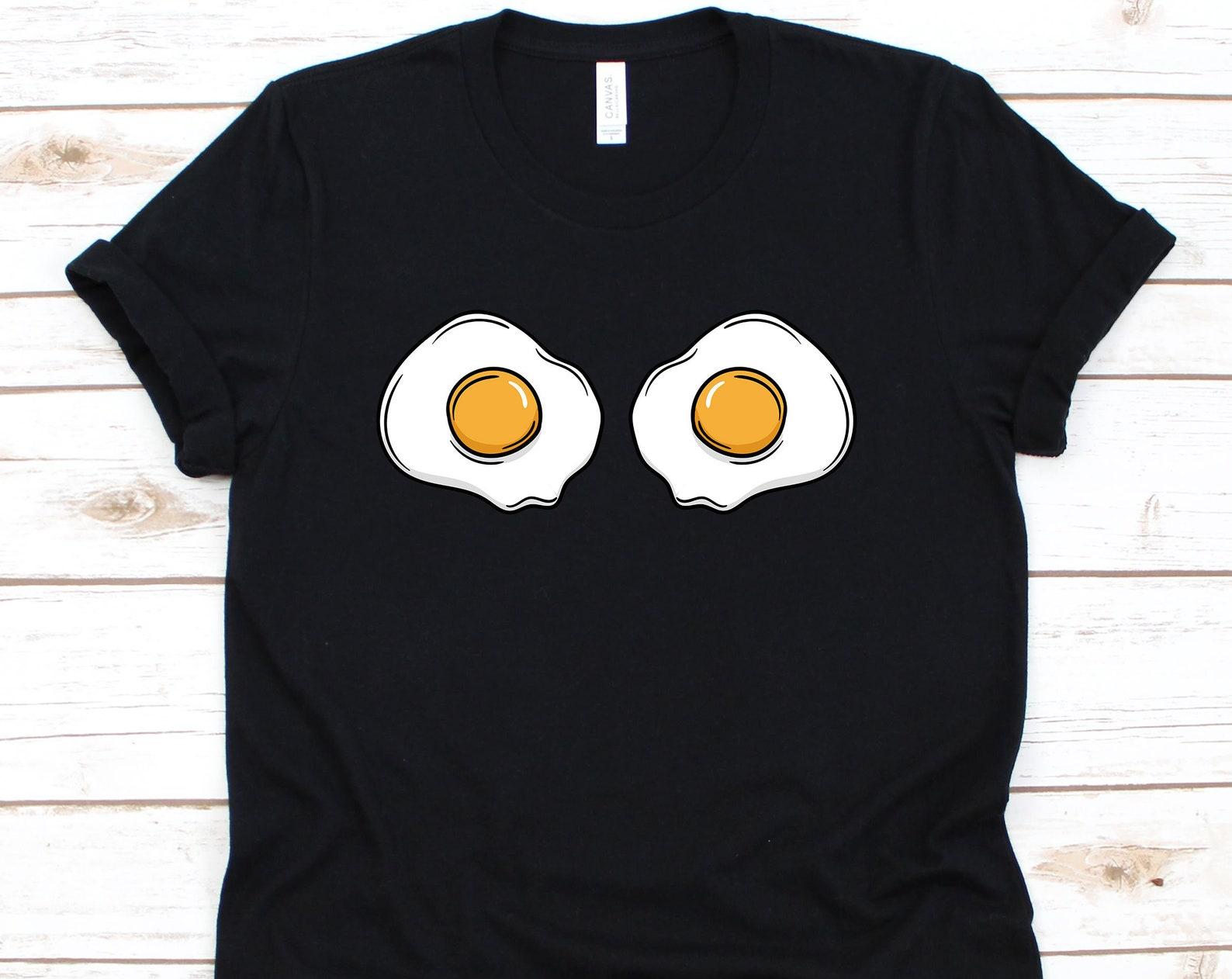 Egg Bra Shirt Summer Season, Egg, Summer Shirt, Swimming Shirt, Swimming T-Shirt, Summer Gifts, Egg Lover Gift S