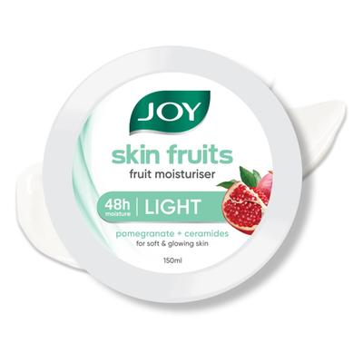 Skin Fruits Non-Oily Light Moisturizer 150ml Pack of 1 for Pomegranate Fast Absorbing Hydration and Smooth Skin