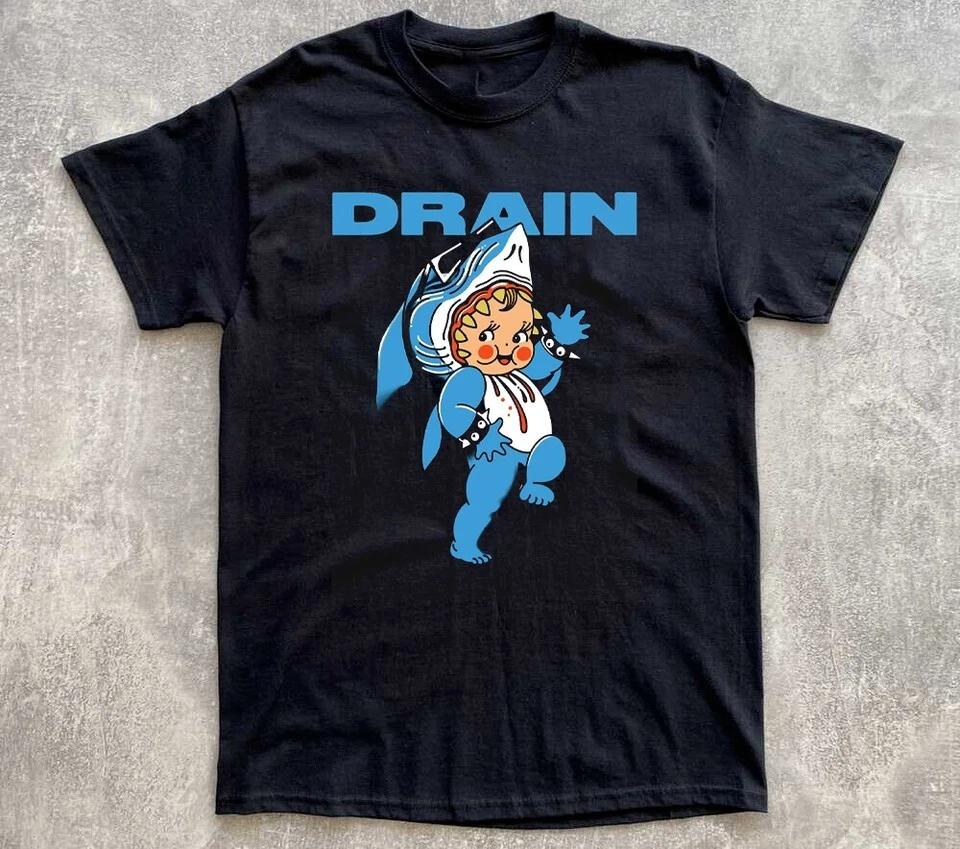

NEW Drain Band Short Sleeve Black All Size Gift Fan T-Shirt OM119 S