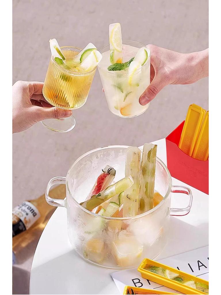 Food Grade Long Ice Cube Mold & Storage Tray for Whiskey and Cocktails