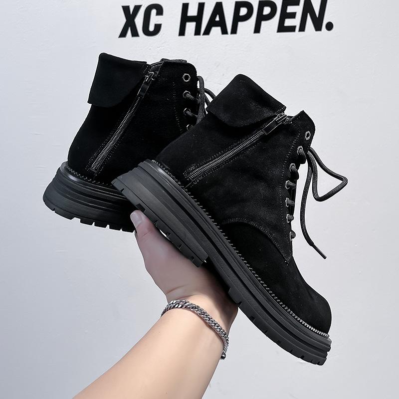 British Martin boots in the autumn and winter of 2024 new thick-soled versatile retro tooling explosive short boots 81589-A