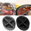 4Pcs Integrated Molding Slow Cooker Divider Separate Excellent Stew Pot Liner Mat