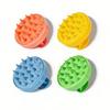 Soft Silicone Baby Hairbrush Scalp Massager Waterproof Reusable Features for Shampoo Brush Comb Cleaning