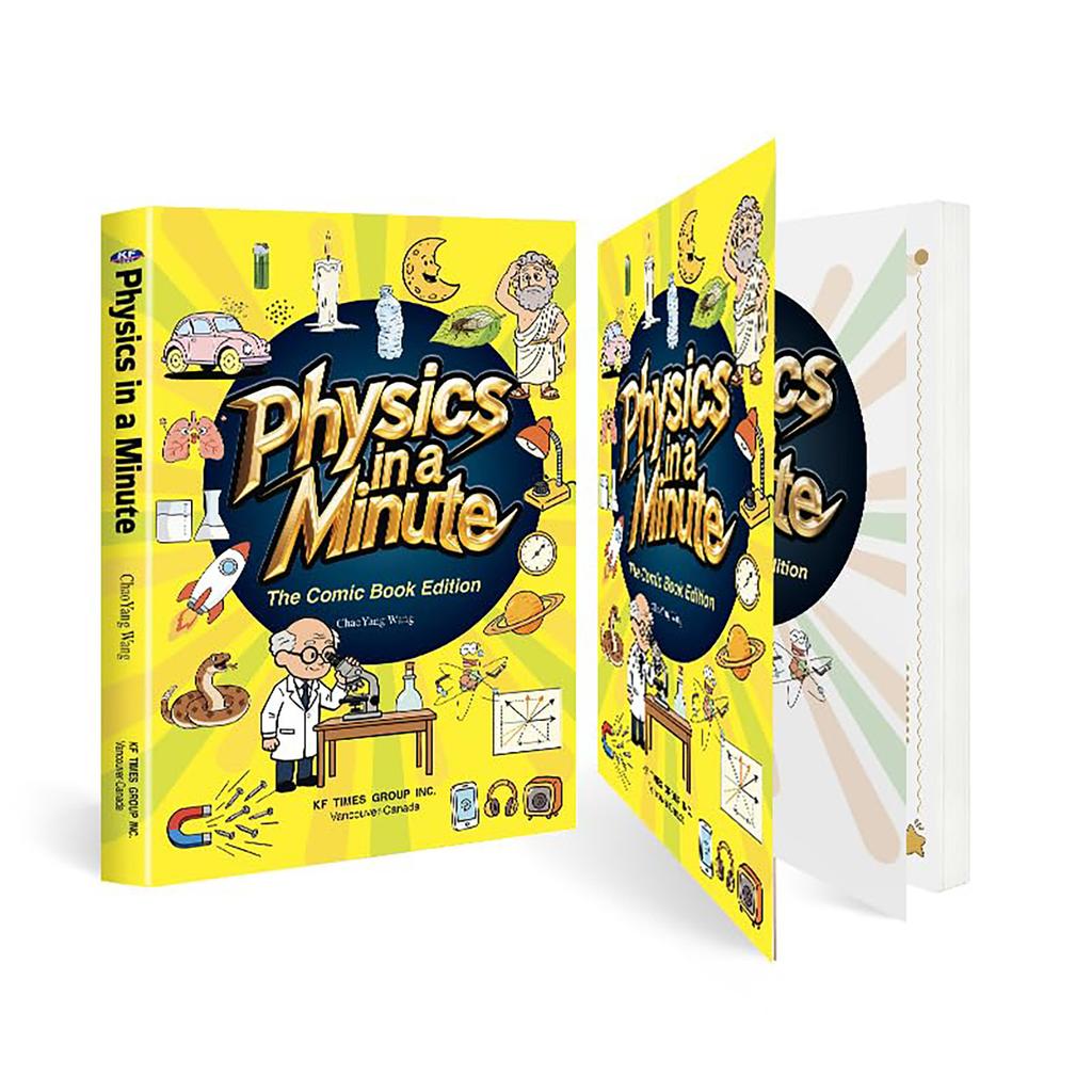 Physics in A Minute The Comic Book Edition Fun Educational Physics Book for Kids Age 8-12 Science Comics Physics Books