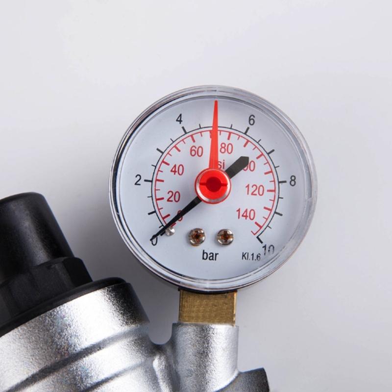Brass Pressure Reducing Valves Gauge DN15 DN20 Tap Water Regulator Accessory for Home and Industrials Applications
