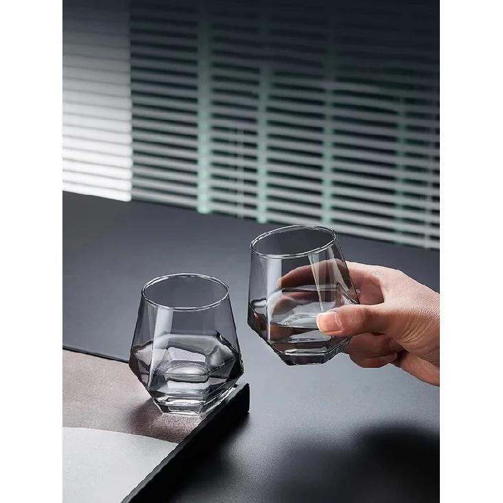 Rauchgrau Whiskey Obstwein Glas Haus Minimalistisch Wohnzimmer Trinken Kreativ Bierkrug Bubble Tea Tasse Set