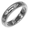 TIFFANY&Co. Dots Ring Pt950Platinum/diamond #3.7(US Size) 7.3g Women Used