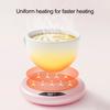 Mug Warmer Electric Coffee Cup Heated Coaster with 3-Temp Settings Waterproof USB Plug-Play Water Cup Heating Pad