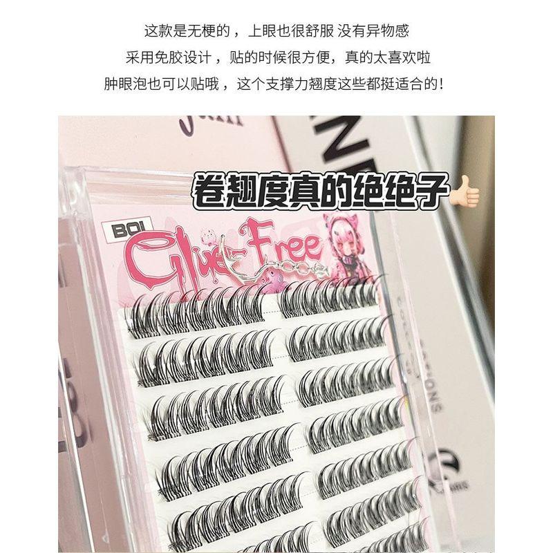 LuxeFlutter - Kleberfreie Spiky Multipack Falsche Wimpern Cluster
