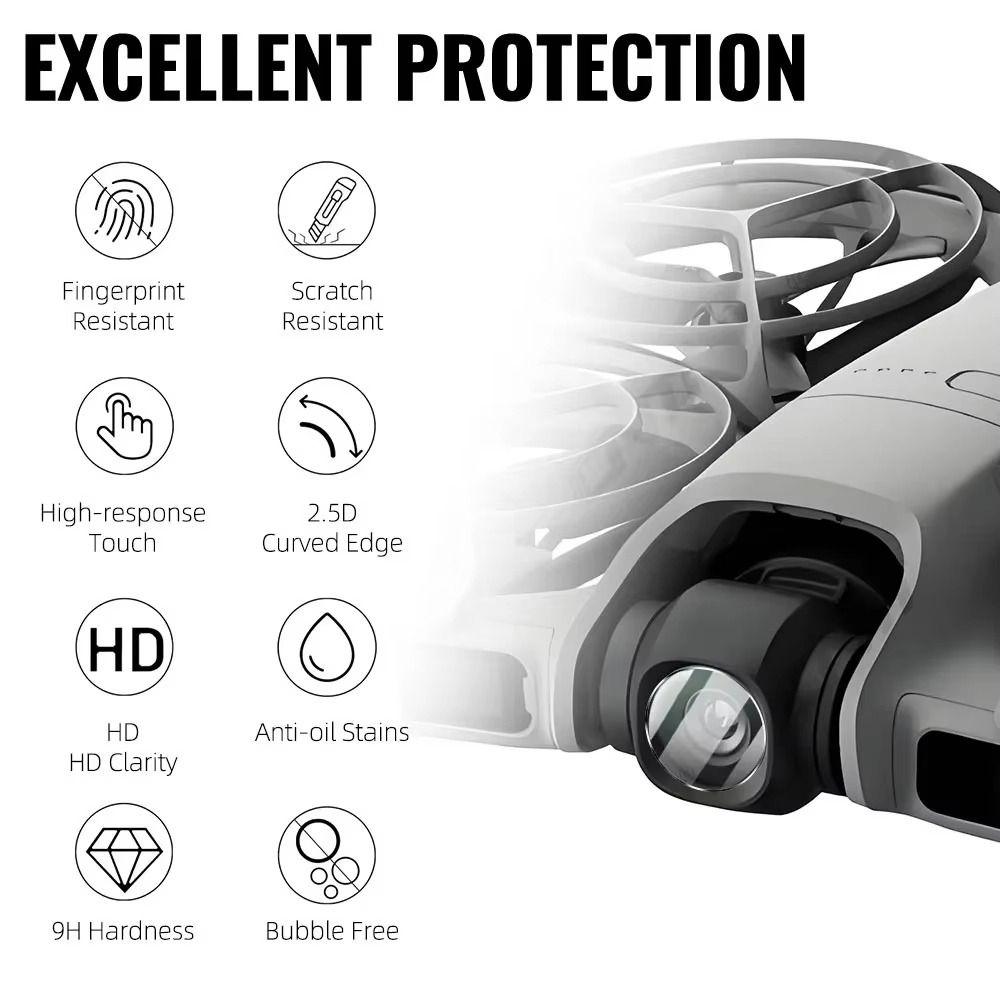 Anti-Scratch Drone Camera Lens Protector HD Lens Glass Film for DJI Neo 2 Drone Accessories