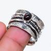 Natural Hessonite Garnet 925 Sterling Silver Jewelry Ring Size 10.5 AR-18872