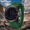 Fashion SANDA New Men's Electronic Watch Multifunctional Timing Waterproof LED Student Electronic Watch 6378
