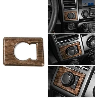 4WD Four Wheel Drive Switch Trim Bezel Cover for Ford F-150 2015- Wood Grain