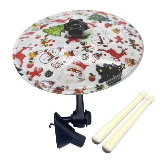 1/2 шт. Міні-тарілка для автомобіля, вентиляційний отвір, символ на автомобільній панелі приладів, барабанна тарілка креш з барабанними паличками, музичний інструмент, подарунок для меломанів, барабанщиків